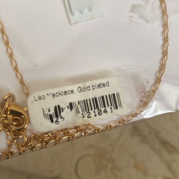 NWT! Foxy Originals Leo horoscope Gold Plated Necklace - Picture 5 of 6